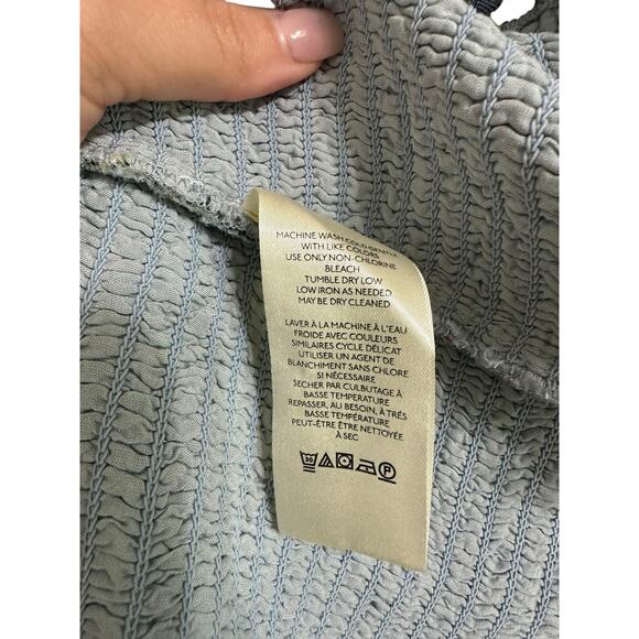 Free People Light sage combo Autumn Chill Plaid Mini Dress size medium $168 NEW - Picture 7 of 9